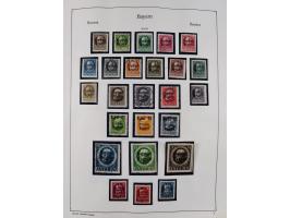 1849/1959, meist ungebrauchte und gestempelte Sammlung ab Altdeutschland mit Deutsches Reich, Deutsche Kolonien, Nebengebiete