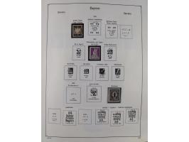 1849/1959, meist ungebrauchte und gestempelte Sammlung ab Altdeutschland mit Deutsches Reich, Deutsche Kolonien, Nebengebiete