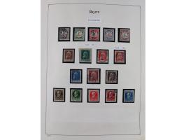 1849/1959, meist ungebrauchte und gestempelte Sammlung ab Altdeutschland mit Deutsches Reich, Deutsche Kolonien, Nebengebiete