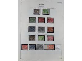 1849/1959, meist ungebrauchte und gestempelte Sammlung ab Altdeutschland mit Deutsches Reich, Deutsche Kolonien, Nebengebiete