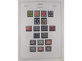 1849/1959, meist ungebrauchte und gestempelte Sammlung ab Altdeutschland mit Deutsches Reich, Deutsche Kolonien, Nebengebiete