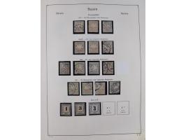 1849/1959, meist ungebrauchte und gestempelte Sammlung ab Altdeutschland mit Deutsches Reich, Deutsche Kolonien, Nebengebiete