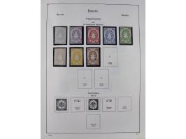 1849/1959, meist ungebrauchte und gestempelte Sammlung ab Altdeutschland mit Deutsches Reich, Deutsche Kolonien, Nebengebiete