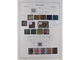 1849/1959, meist ungebrauchte und gestempelte Sammlung ab Altdeutschland mit Deutsches Reich, Deutsche Kolonien, Nebengebiete