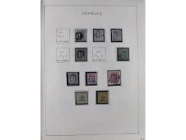 1849/1959, meist ungebrauchte und gestempelte Sammlung ab Altdeutschland mit Deutsches Reich, Deutsche Kolonien, Nebengebiete