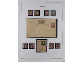 1849/1959, meist ungebrauchte und gestempelte Sammlung ab Altdeutschland mit Deutsches Reich, Deutsche Kolonien, Nebengebiete