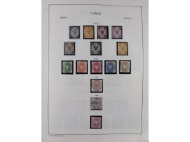 1849/1959, meist ungebrauchte und gestempelte Sammlung ab Altdeutschland mit Deutsches Reich, Deutsche Kolonien, Nebengebiete