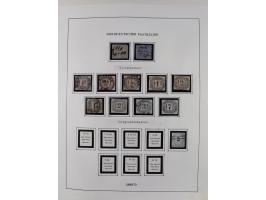 1849/1959, meist ungebrauchte und gestempelte Sammlung ab Altdeutschland mit Deutsches Reich, Deutsche Kolonien, Nebengebiete