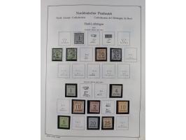 1849/1959, meist ungebrauchte und gestempelte Sammlung ab Altdeutschland mit Deutsches Reich, Deutsche Kolonien, Nebengebiete