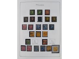 1849/1959, meist ungebrauchte und gestempelte Sammlung ab Altdeutschland mit Deutsches Reich, Deutsche Kolonien, Nebengebiete