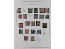 1849/1959, meist ungebrauchte und gestempelte Sammlung ab Altdeutschland mit Deutsches Reich, Deutsche Kolonien, Nebengebiete