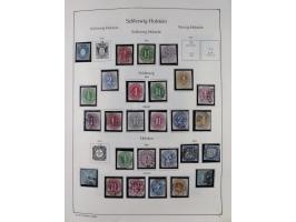 1849/1959, meist ungebrauchte und gestempelte Sammlung ab Altdeutschland mit Deutsches Reich, Deutsche Kolonien, Nebengebiete