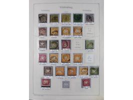 1849/1959, meist ungebrauchte und gestempelte Sammlung ab Altdeutschland mit Deutsches Reich, Deutsche Kolonien, Nebengebiete