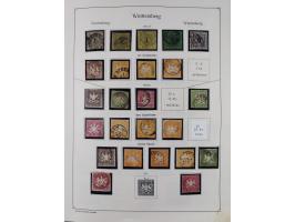 1849/1959, meist ungebrauchte und gestempelte Sammlung ab Altdeutschland mit Deutsches Reich, Deutsche Kolonien, Nebengebiete