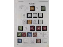 1849/1959, meist ungebrauchte und gestempelte Sammlung ab Altdeutschland mit Deutsches Reich, Deutsche Kolonien, Nebengebiete