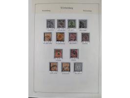 1849/1959, meist ungebrauchte und gestempelte Sammlung ab Altdeutschland mit Deutsches Reich, Deutsche Kolonien, Nebengebiete