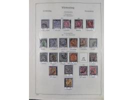 1849/1959, meist ungebrauchte und gestempelte Sammlung ab Altdeutschland mit Deutsches Reich, Deutsche Kolonien, Nebengebiete