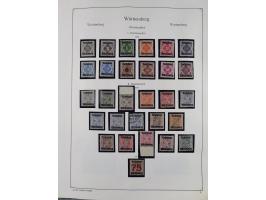 1849/1959, meist ungebrauchte und gestempelte Sammlung ab Altdeutschland mit Deutsches Reich, Deutsche Kolonien, Nebengebiete