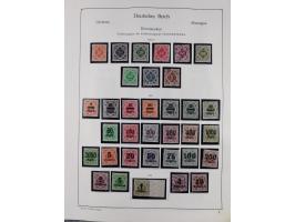 1849/1959, meist ungebrauchte und gestempelte Sammlung ab Altdeutschland mit Deutsches Reich, Deutsche Kolonien, Nebengebiete