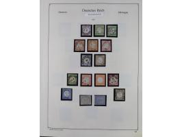 1849/1959, meist ungebrauchte und gestempelte Sammlung ab Altdeutschland mit Deutsches Reich, Deutsche Kolonien, Nebengebiete