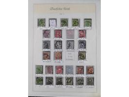 1849/1959, meist ungebrauchte und gestempelte Sammlung ab Altdeutschland mit Deutsches Reich, Deutsche Kolonien, Nebengebiete