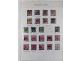 1849/1959, meist ungebrauchte und gestempelte Sammlung ab Altdeutschland mit Deutsches Reich, Deutsche Kolonien, Nebengebiete