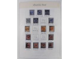 1849/1959, meist ungebrauchte und gestempelte Sammlung ab Altdeutschland mit Deutsches Reich, Deutsche Kolonien, Nebengebiete