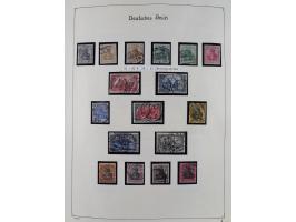 1849/1959, meist ungebrauchte und gestempelte Sammlung ab Altdeutschland mit Deutsches Reich, Deutsche Kolonien, Nebengebiete