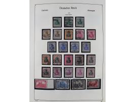 1849/1959, meist ungebrauchte und gestempelte Sammlung ab Altdeutschland mit Deutsches Reich, Deutsche Kolonien, Nebengebiete