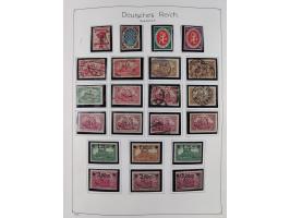 1849/1959, meist ungebrauchte und gestempelte Sammlung ab Altdeutschland mit Deutsches Reich, Deutsche Kolonien, Nebengebiete