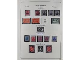 1849/1959, meist ungebrauchte und gestempelte Sammlung ab Altdeutschland mit Deutsches Reich, Deutsche Kolonien, Nebengebiete