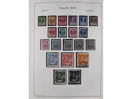 1849/1959, meist ungebrauchte und gestempelte Sammlung ab Altdeutschland mit Deutsches Reich, Deutsche Kolonien, Nebengebiete