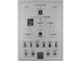 1849/1959, meist ungebrauchte und gestempelte Sammlung ab Altdeutschland mit Deutsches Reich, Deutsche Kolonien, Nebengebiete