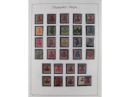 1849/1959, meist ungebrauchte und gestempelte Sammlung ab Altdeutschland mit Deutsches Reich, Deutsche Kolonien, Nebengebiete