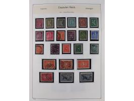 1849/1959, meist ungebrauchte und gestempelte Sammlung ab Altdeutschland mit Deutsches Reich, Deutsche Kolonien, Nebengebiete