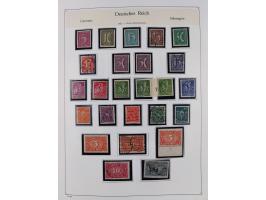 1849/1959, meist ungebrauchte und gestempelte Sammlung ab Altdeutschland mit Deutsches Reich, Deutsche Kolonien, Nebengebiete