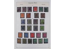 1849/1959, meist ungebrauchte und gestempelte Sammlung ab Altdeutschland mit Deutsches Reich, Deutsche Kolonien, Nebengebiete