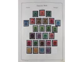 1849/1959, meist ungebrauchte und gestempelte Sammlung ab Altdeutschland mit Deutsches Reich, Deutsche Kolonien, Nebengebiete