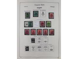 1849/1959, meist ungebrauchte und gestempelte Sammlung ab Altdeutschland mit Deutsches Reich, Deutsche Kolonien, Nebengebiete