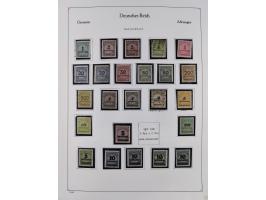 1849/1959, meist ungebrauchte und gestempelte Sammlung ab Altdeutschland mit Deutsches Reich, Deutsche Kolonien, Nebengebiete