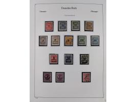 1849/1959, meist ungebrauchte und gestempelte Sammlung ab Altdeutschland mit Deutsches Reich, Deutsche Kolonien, Nebengebiete