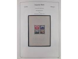 1849/1959, meist ungebrauchte und gestempelte Sammlung ab Altdeutschland mit Deutsches Reich, Deutsche Kolonien, Nebengebiete