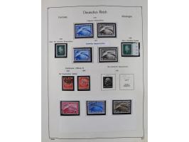 1849/1959, meist ungebrauchte und gestempelte Sammlung ab Altdeutschland mit Deutsches Reich, Deutsche Kolonien, Nebengebiete
