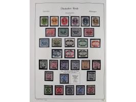 1849/1959, meist ungebrauchte und gestempelte Sammlung ab Altdeutschland mit Deutsches Reich, Deutsche Kolonien, Nebengebiete