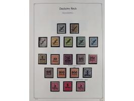 1849/1959, meist ungebrauchte und gestempelte Sammlung ab Altdeutschland mit Deutsches Reich, Deutsche Kolonien, Nebengebiete