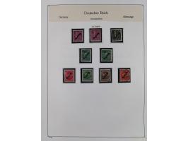 1849/1959, meist ungebrauchte und gestempelte Sammlung ab Altdeutschland mit Deutsches Reich, Deutsche Kolonien, Nebengebiete