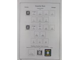 1849/1959, meist ungebrauchte und gestempelte Sammlung ab Altdeutschland mit Deutsches Reich, Deutsche Kolonien, Nebengebiete