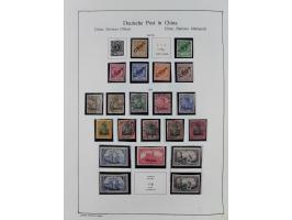 1849/1959, meist ungebrauchte und gestempelte Sammlung ab Altdeutschland mit Deutsches Reich, Deutsche Kolonien, Nebengebiete