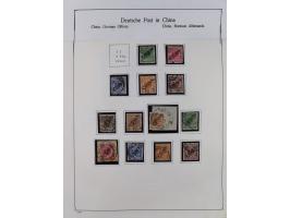 1849/1959, meist ungebrauchte und gestempelte Sammlung ab Altdeutschland mit Deutsches Reich, Deutsche Kolonien, Nebengebiete