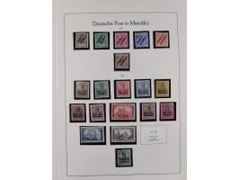 1849/1959, meist ungebrauchte und gestempelte Sammlung ab Altdeutschland mit Deutsches Reich, Deutsche Kolonien, Nebengebiete